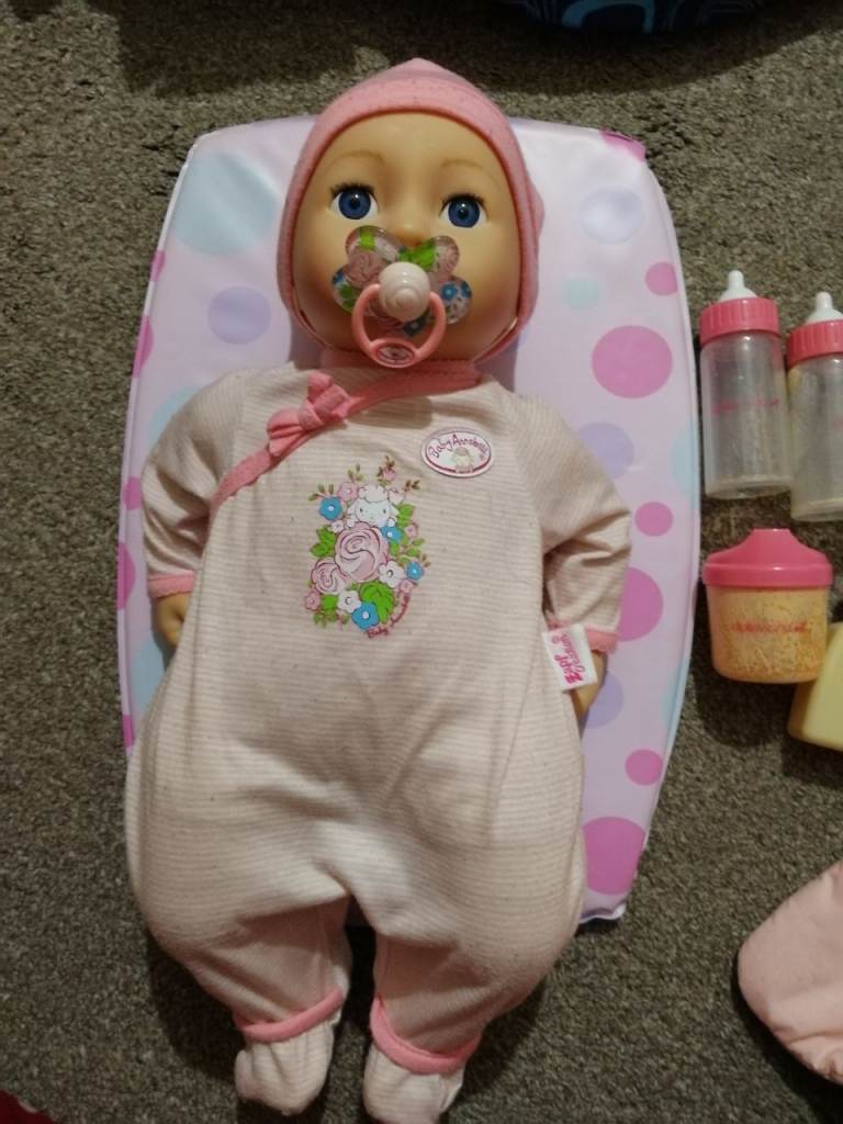 💠 Baby Annabell Doll with Dummy, blanket, Potty with Sounds and Accessories 💠