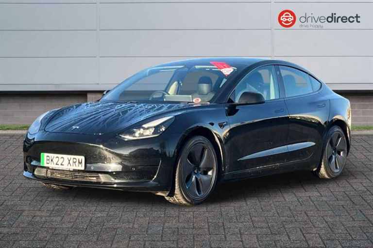 2022 Tesla Model 3 Standard Range Plus Saloon 4dr Electric Auto RWD (241 bhp) Saloon Electric Aut...