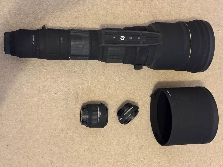Sigma 120-300mm f2.8 + 300-800mm f5.6 Lens [Nikon] + 1.4x and 2x Extender + KIT