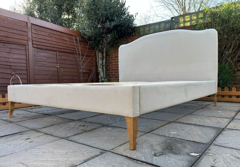 image for Beautiful Loaf Luna Cotton 6FT Super King Size Bed Frame– Great Condition - RRP £1,475