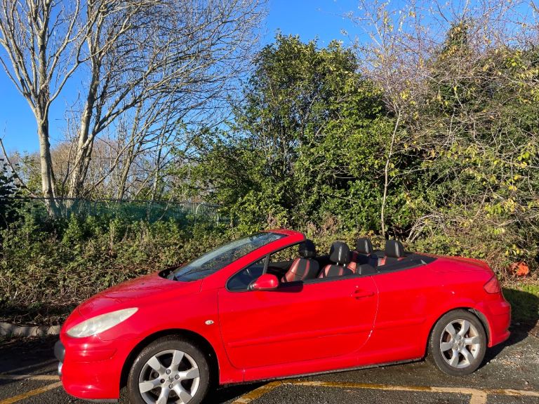 PEUGEOT 307 1.6 CC ALLURE CONVERTIBLE 08 REG FULL LEATHER 10 MONTHS MOT LOW INSURANCE 40+MPG