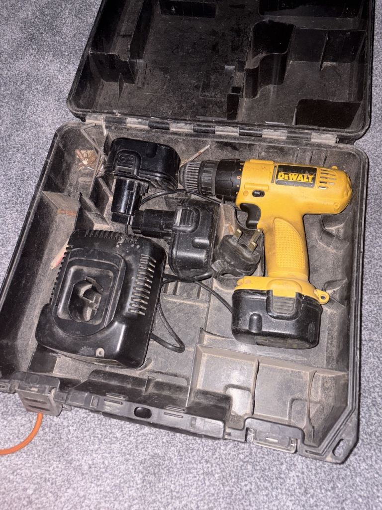 DeWalt Cordless Drill with Charger and Batteries – Good Condition