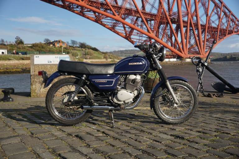 Honda CD250U, 1989, 248cc, classic Japanese motorcycle