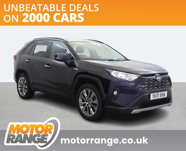 2021 Toyota RAV4 2.5 VVT-i Hybrid Excel 5dr CVT 2WD Estate PETROL/ELECTRIC Automatic