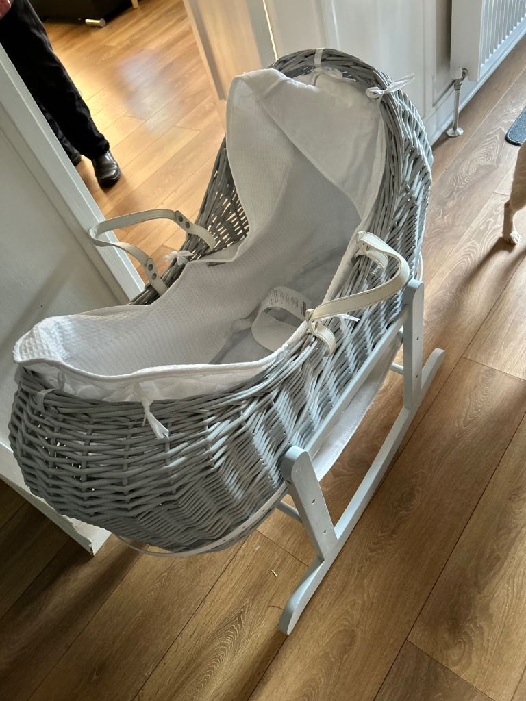 Gorgeous Moses basket. 
