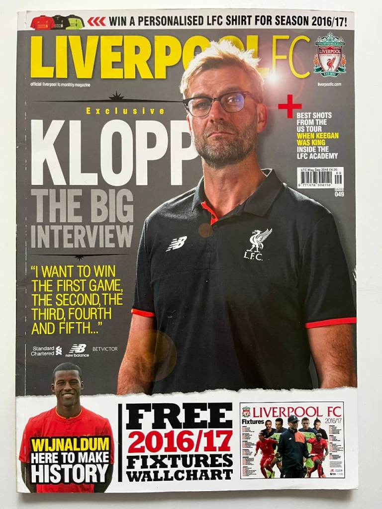 LIVERPOOL FC MAGAZINE - SEPTEMBER 2016