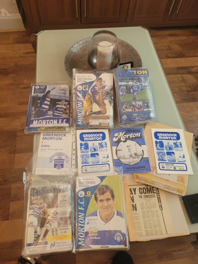 Greenock Morton Football Programmes & Memorabilia