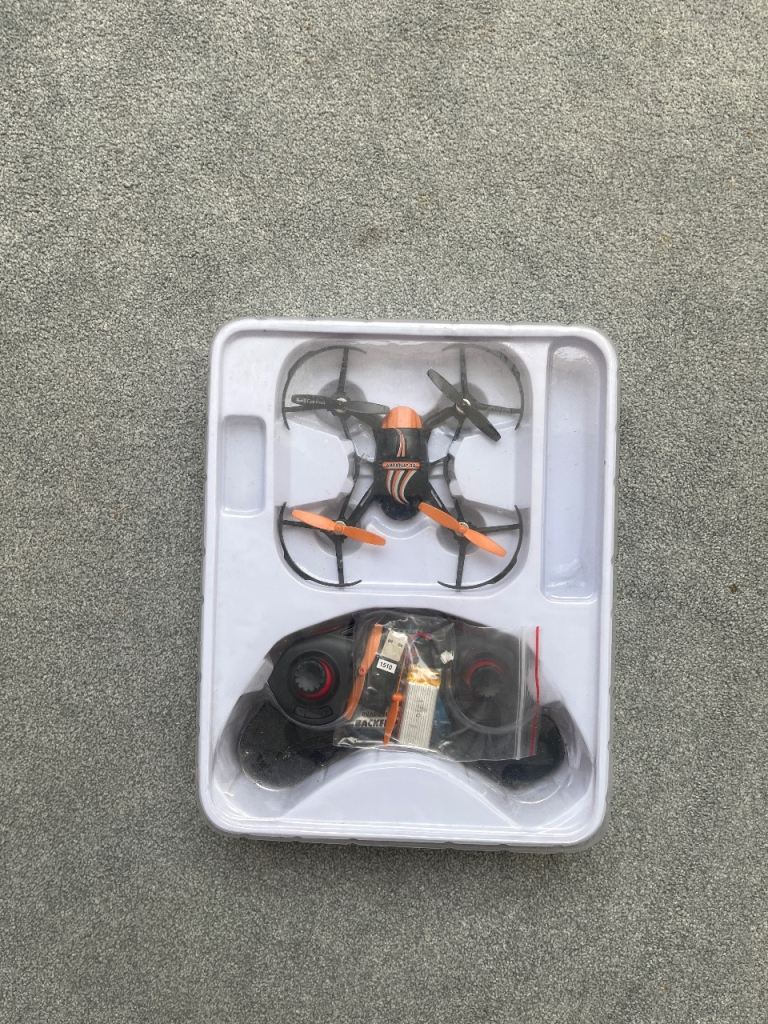 New Mini Drone with Controller - Black and Orange