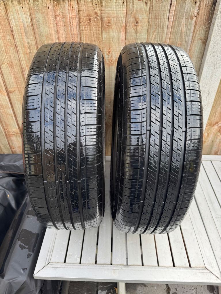 2 x Continental Tyres – 225/65 R17 102T Tread depth  5.5 to 6