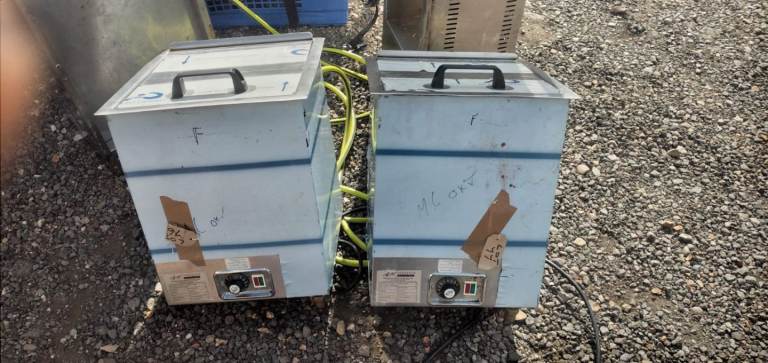 Commercial catering equipment waffle machines Bain Maries restaurant kitchen trailer items 