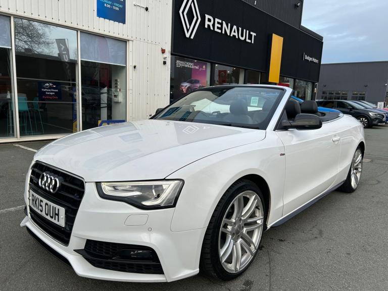 2015 Audi A5 2.0T FSI 225 Quattro S Line Spec Ed+ 2dr S Tronic CONVERTIBLE Petrol Automatic