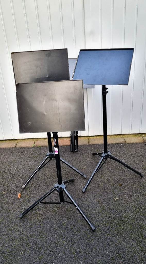 2 x Tiger Music Stands + 1 spare (Used)
