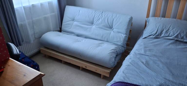 image for Dunelm Double Futon Folding settee/bed
