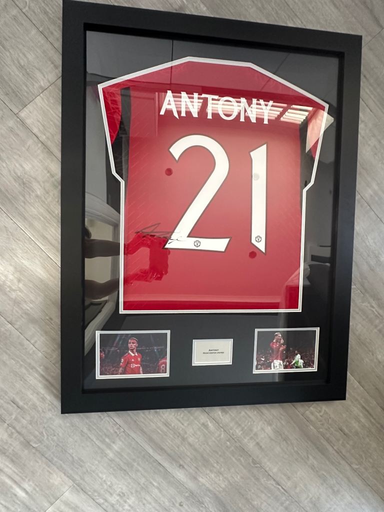 Anthony signed football shirt Manchester United 