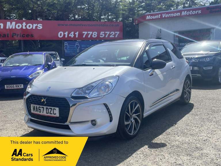 2017 DS Automobiles DS 3 1.2 PureTech Connected Chic Euro 6 (s/s) 3dr HATCHBACK Petrol Manual