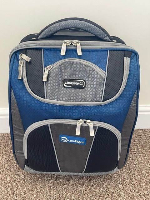 Comfitpro Ultraglide CX Rolling Case - Blue/Grey