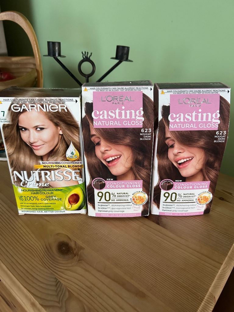 Hair dye 3 boxes