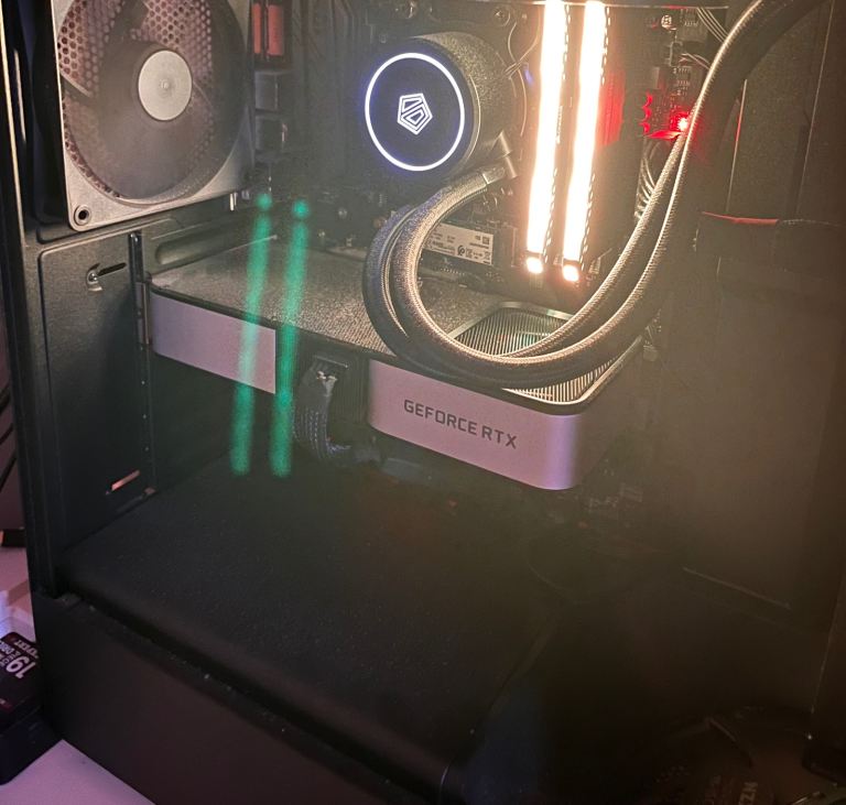 image for Custom built gaming pc with moniter 