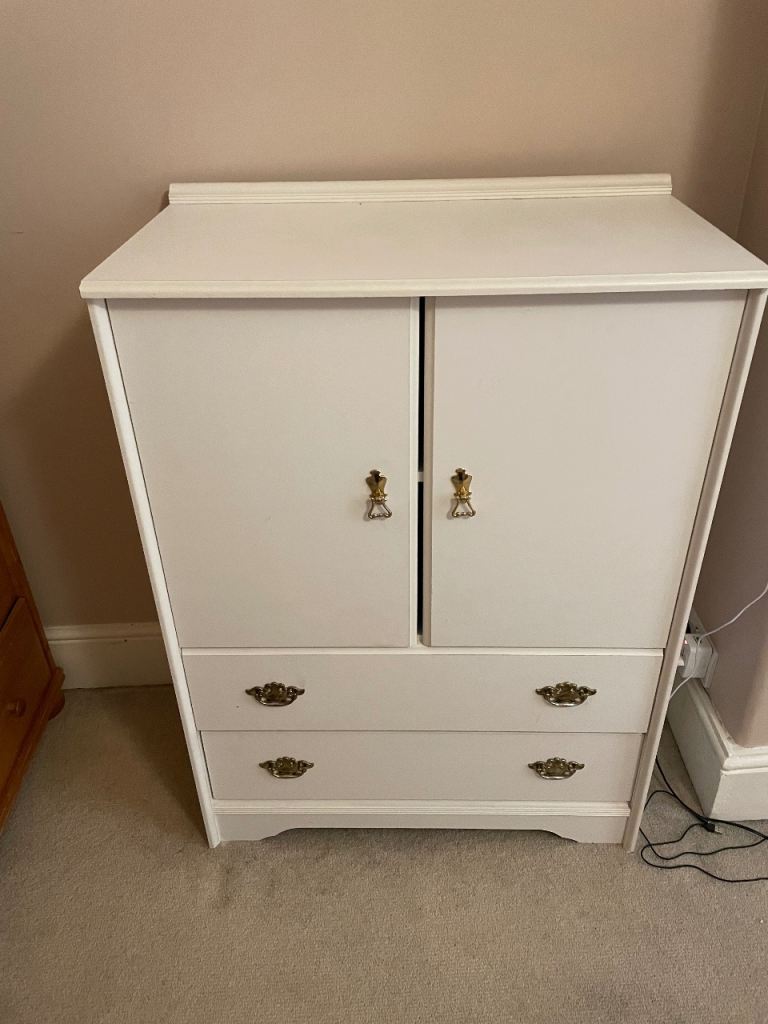 White Wooden Chest 