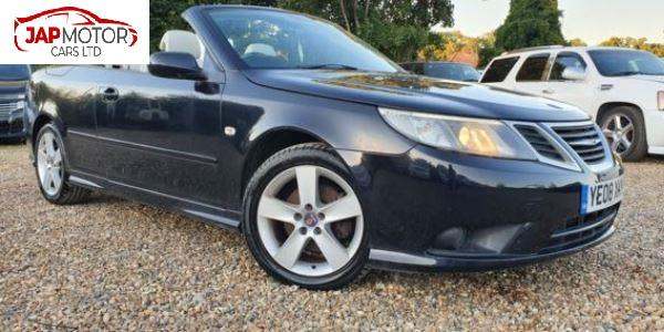 2008 SAAB 9-3 1.9 TiD 2 DOOR CONVERTIBLE TURBO DIESEL 6 SPEED MANUAL BLACK