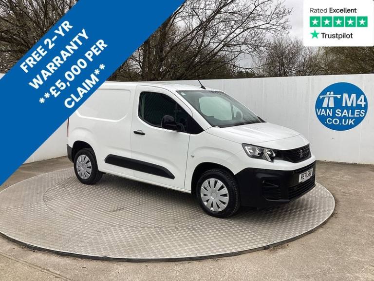 2021 Peugeot Partner BlueHDi 1000 Professional Premium SWB Euro 6 SWB Panel Van Diesel Manual