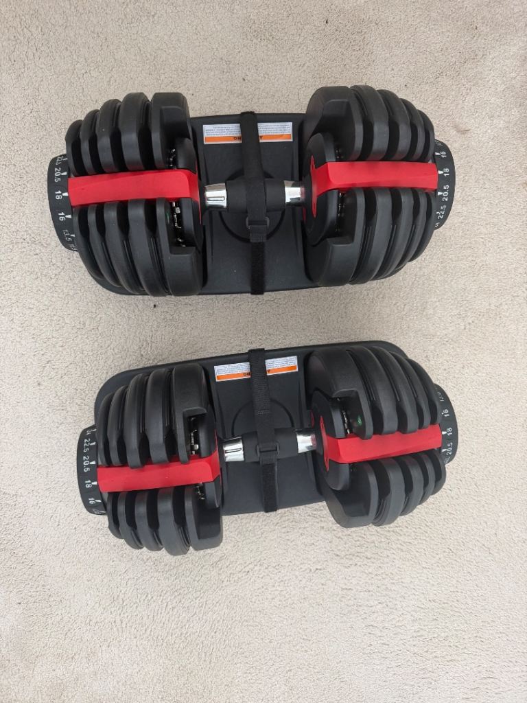 24kg dumbbells set of 2 