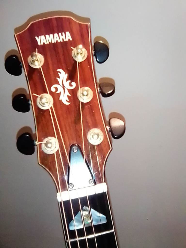 YAMAHA APX 1200 E/ACOUSTIC TOP MODEL SPRUCE NEW PRO SET UP/STRINGS FREE DELUXE HARD CASE