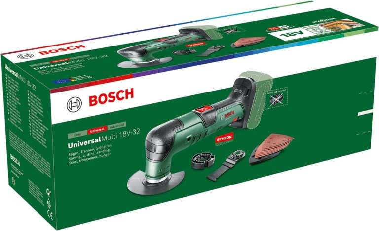 Bosch UNIVERSALMULTI 18V-32 Cordless Multi Tool Starlock WITH BATTERY / CHARGER FREE DELIVERY
