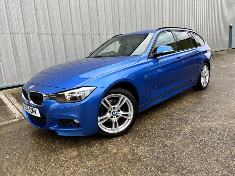 BMW 3 SERIES 2.0 320d xDrive M Sport Touring Blue Auto Diesel, 2015