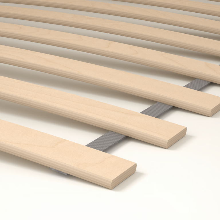 IKEA - King-Size “MALM” Bed Frame + Slats & Memory Foam Mattress – Excellent Condition