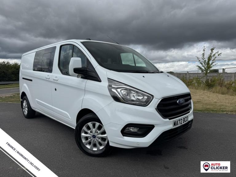2022 Ford Transit Custom 2.0 EcoBlue 130ps Low Roof D/Cab Limited Van PANEL VAN DIESEL Manual