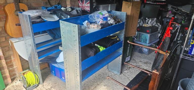 Metal van racking