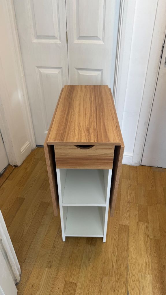 Folding Dining Table with Storage – Like New £30
