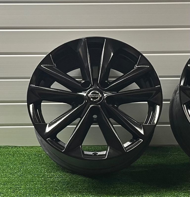 🛞 Pro REFURBISHED!!! Trade YOURS??? Nissan Qashqai 17 inch gloss black alloy wheels (full set)🛞