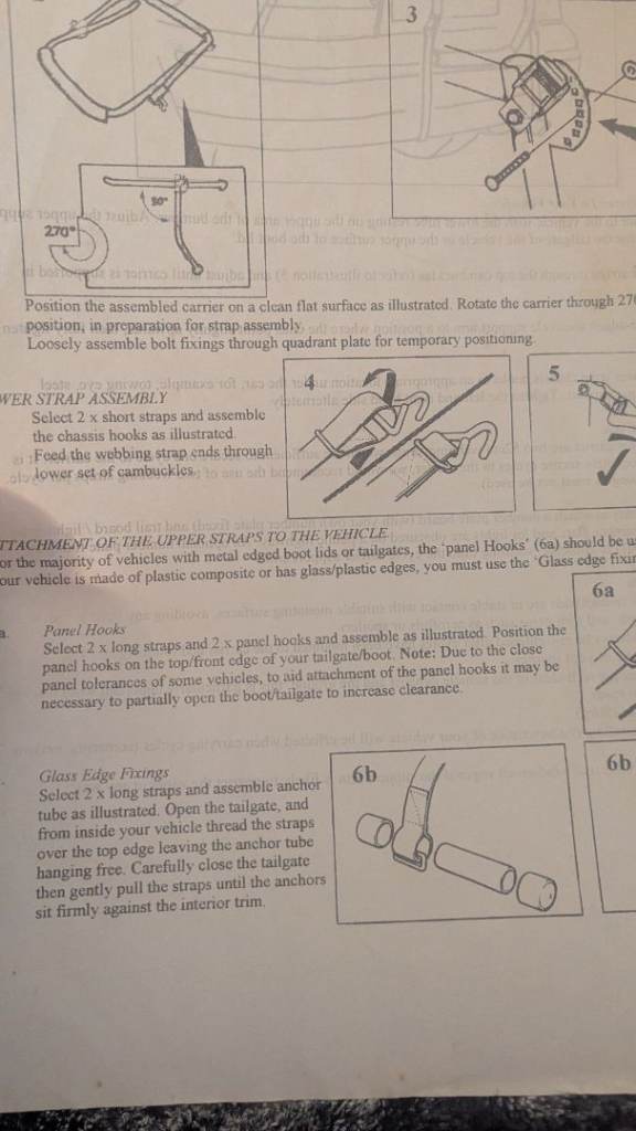 Sturdy Car Boot Bike Rack – Good Condition