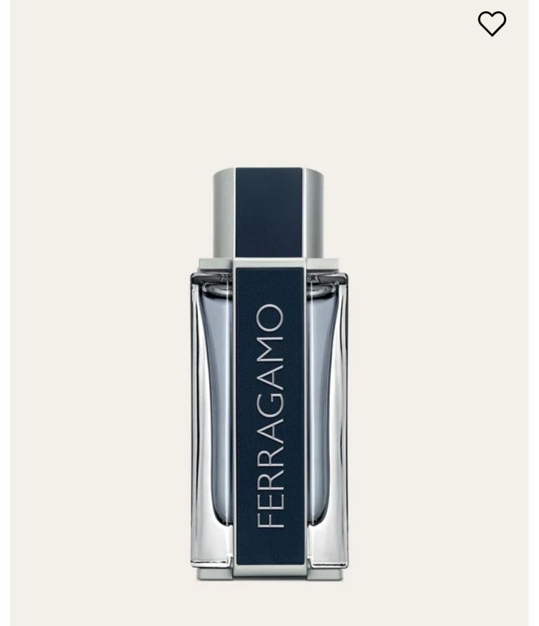 Ferragamo intense Leather Cologne For Men. Eu De Perfume