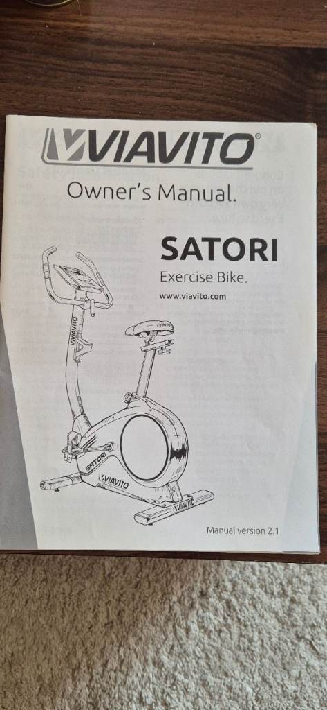 Viavito Satori Exercise Bike – Excellent Condition, Hardly Used