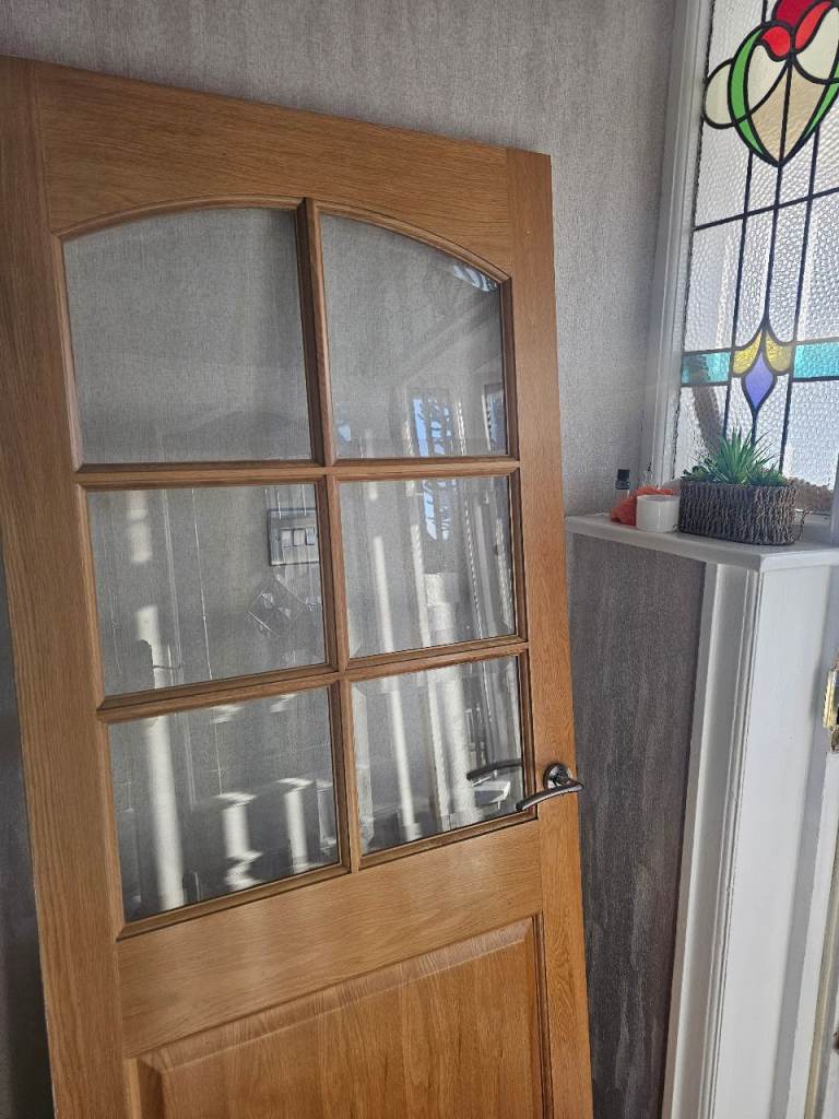 BEADALE SOLID OAK GLAZING INTERNAL DOOR