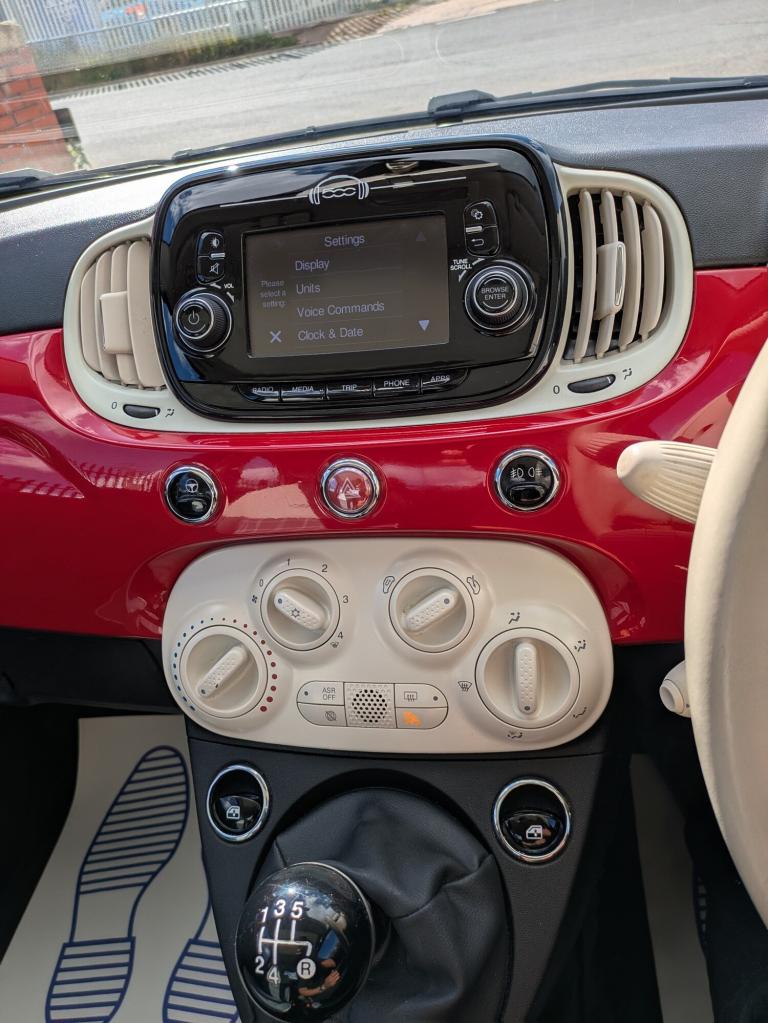 2019 Fiat 500 1.2 Lounge 3dr HATCHBACK Petrol Manual