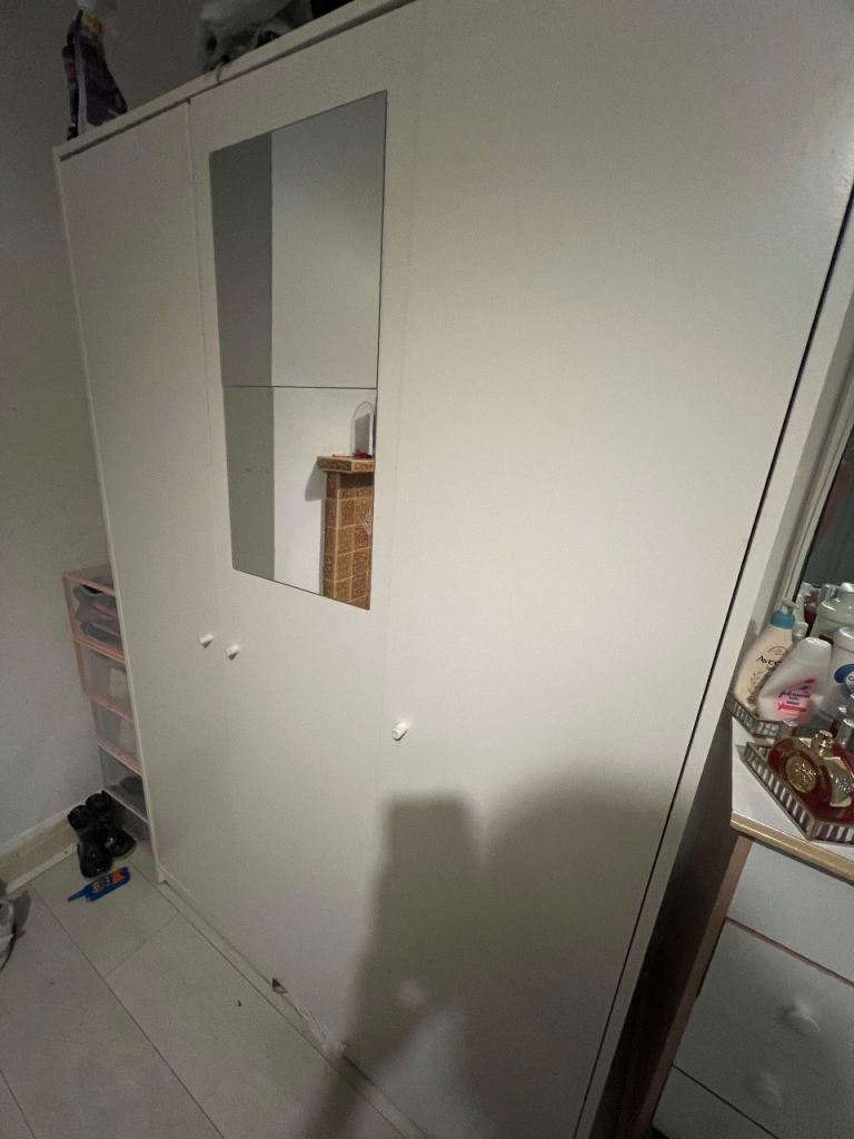 IKEA 3-Door Wardrobe with Mirror – Excellent Condition
