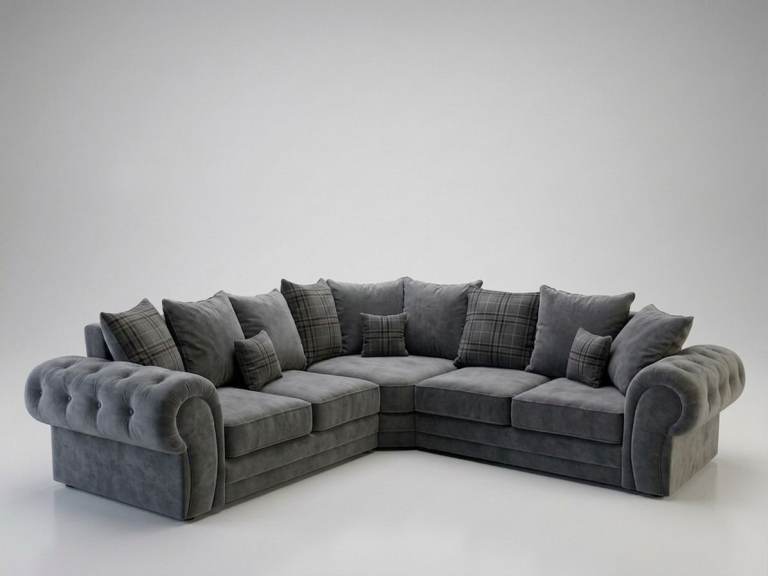 Comfortable Brand New Corner Sofa Chesterfield sofa 5 seater sofa fabric sofa 