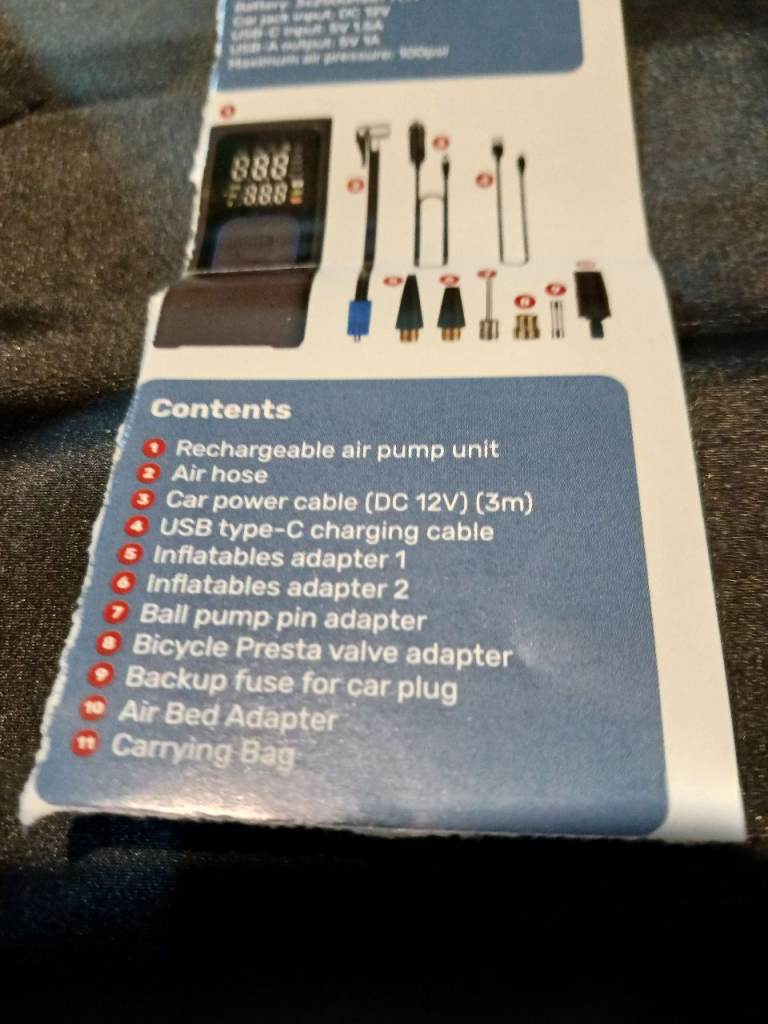 Tyre inflator 