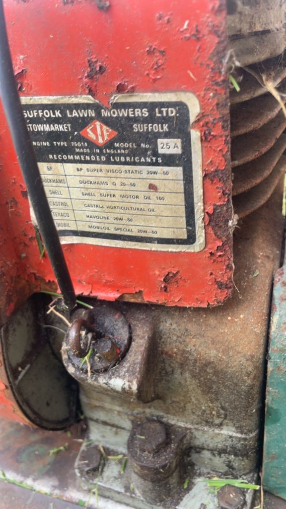 Suffolk super colt mower 