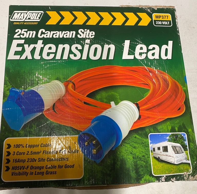 25m extension lead