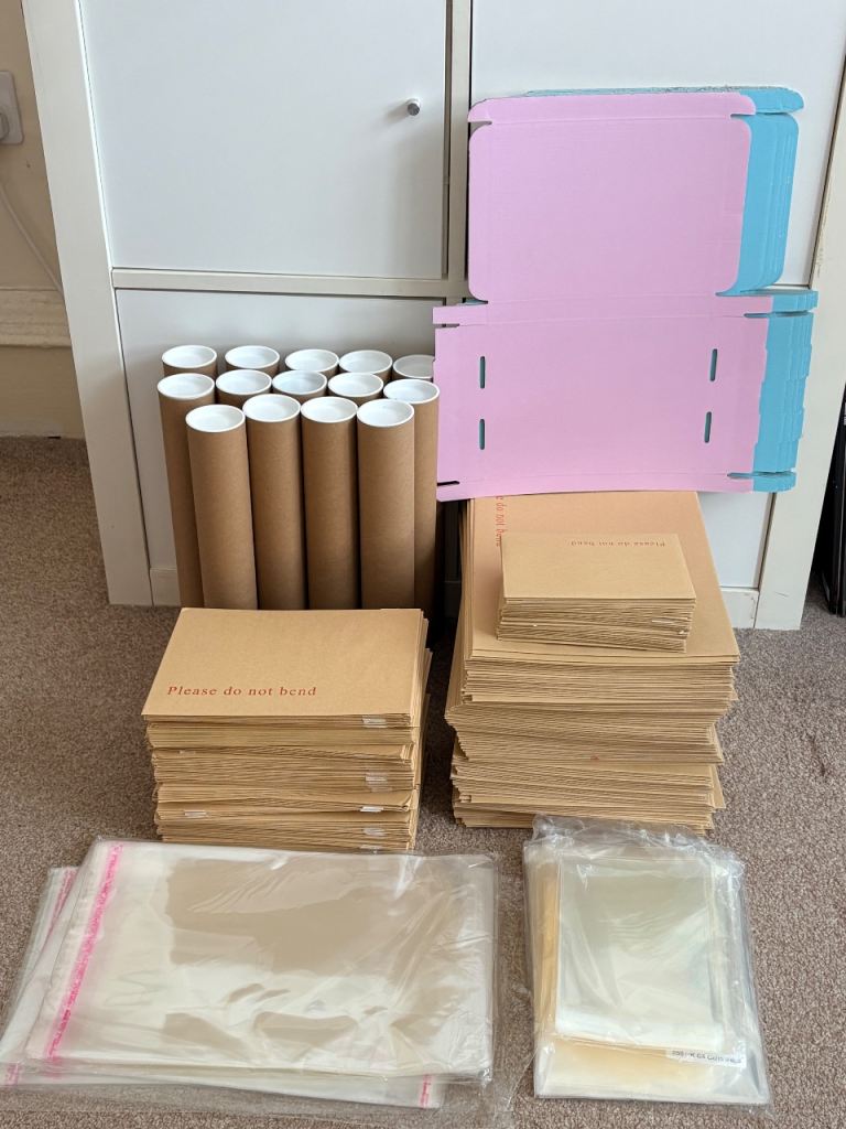 Large bundle of packaging. Ideal for small business