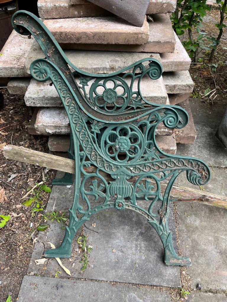 Cast iron bench ends