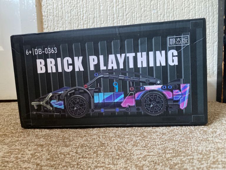 Brand New Cyber Neon Sports Car Tech Building Blocks Set (DB-0363)