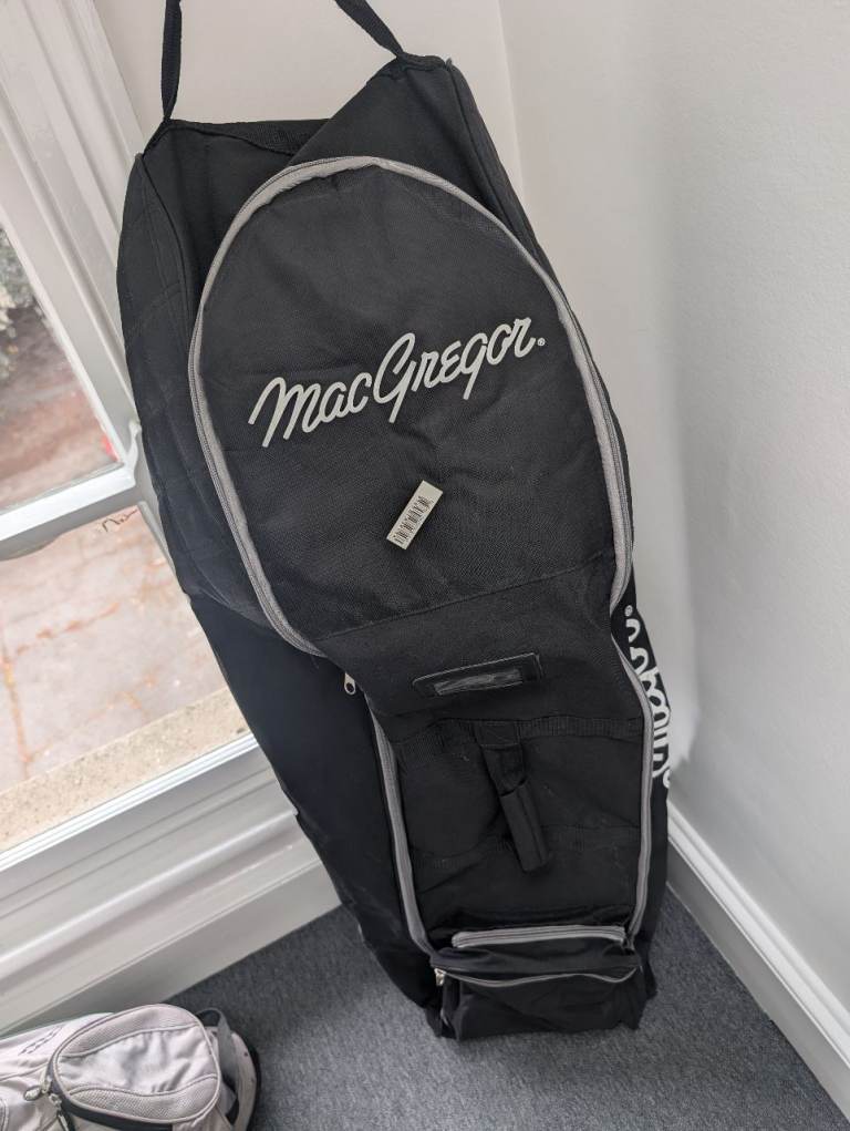 MacGregor Black Golf Travel Bag – Good Condition, Wheeled