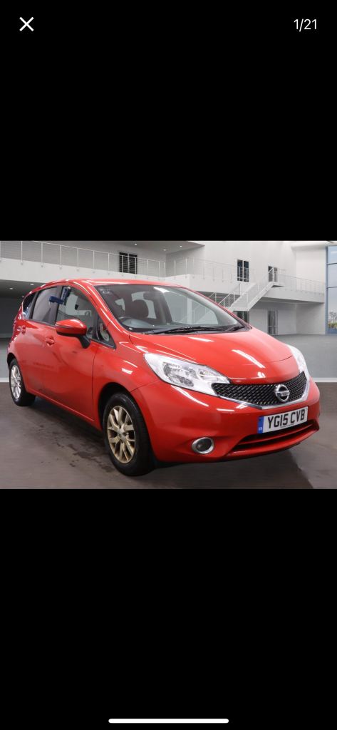 2015 Nissan Note 1.2 Acenta 5dr MPV Petrol Manual