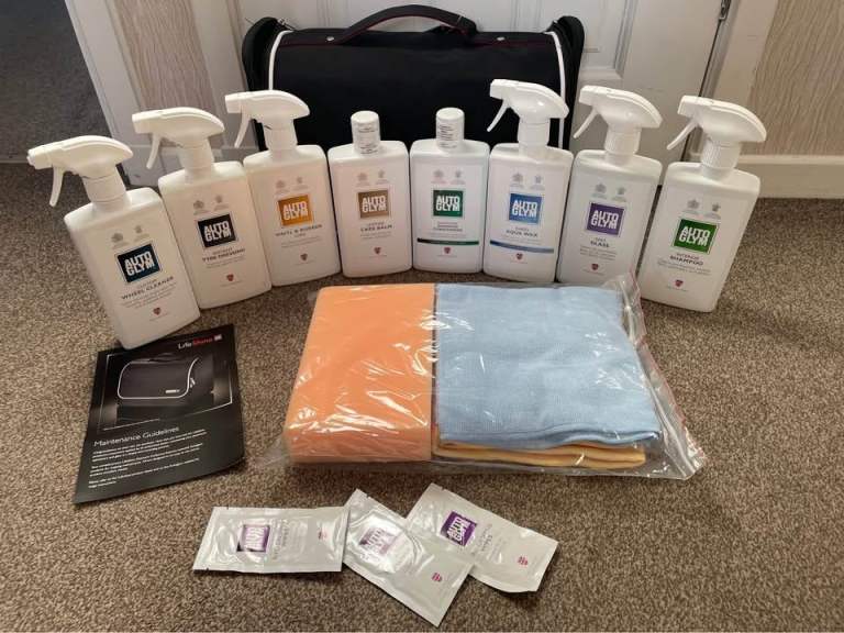Auto glym lifeshine car care kit never been used , see pictures for all that is included
